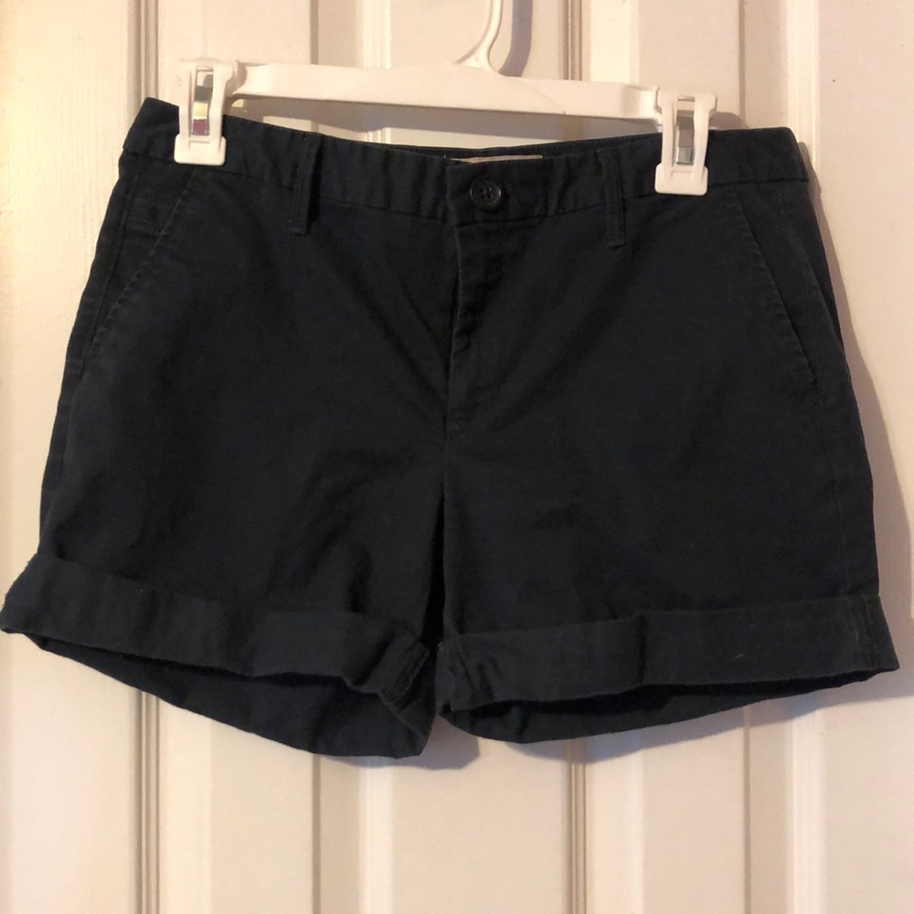 Banana Republic navy blue chino shorts